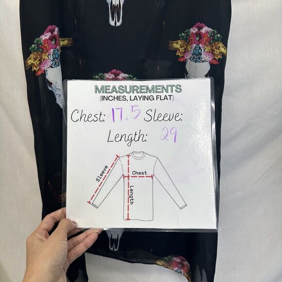 Show Me Your‎ MuMu Estella Tank Top Womens Sz. S Southwestern Cow Print Sheer - Picture 5 of 6